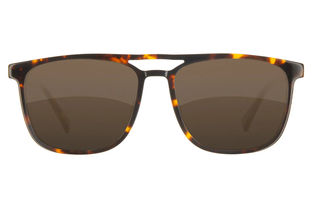 Fuse Long Point Sunglasses | Gloss Tortoise - Image 7