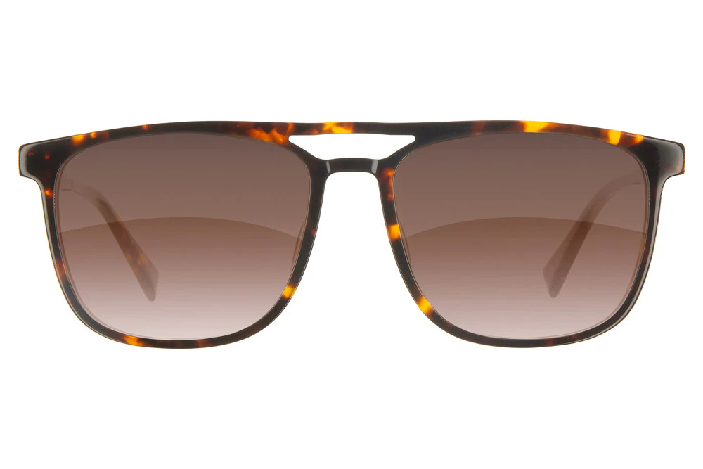Fuse Long Point Sunglasses | Gloss Tortoise - Image 8